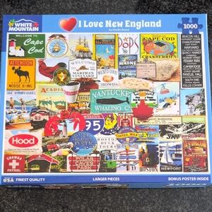 White Mountain Colorful New England Puzzle
